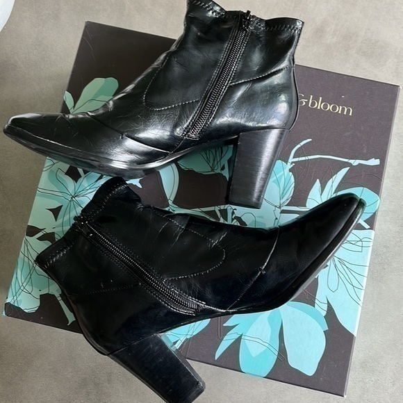 Ruby & Bloom Black Ankle Boots 7 - Picture 3 of 16